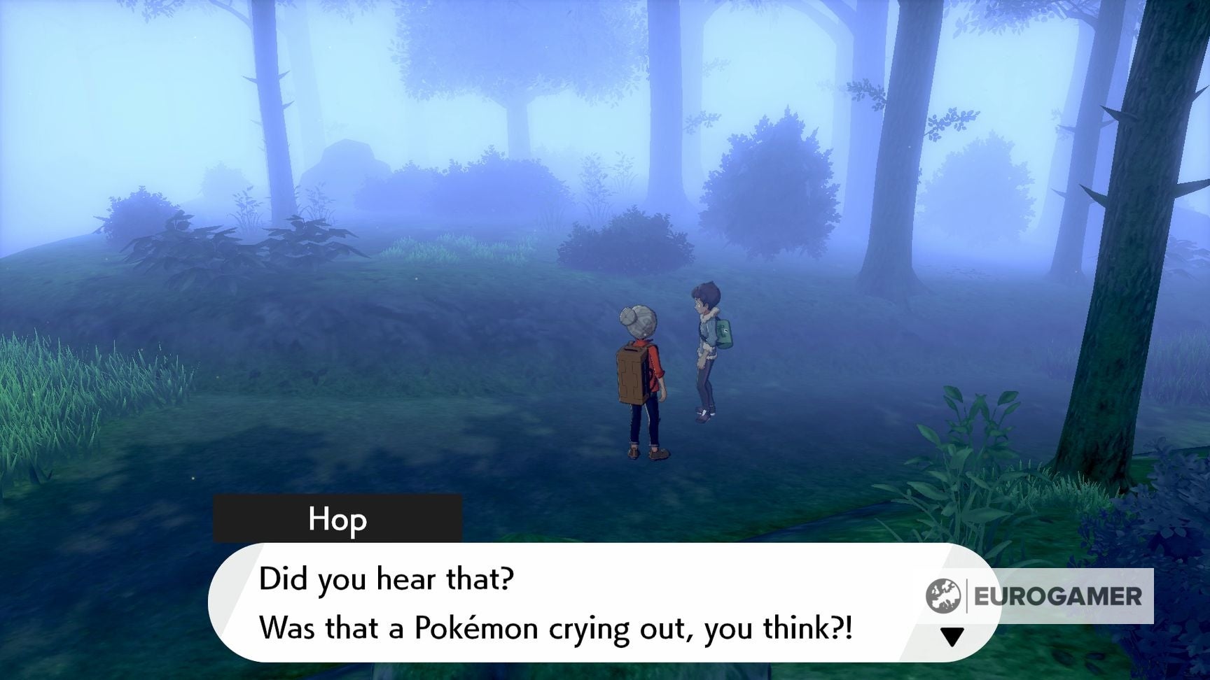 Pokémon Sword and Shield Slumbering Weald available Pokémon, items